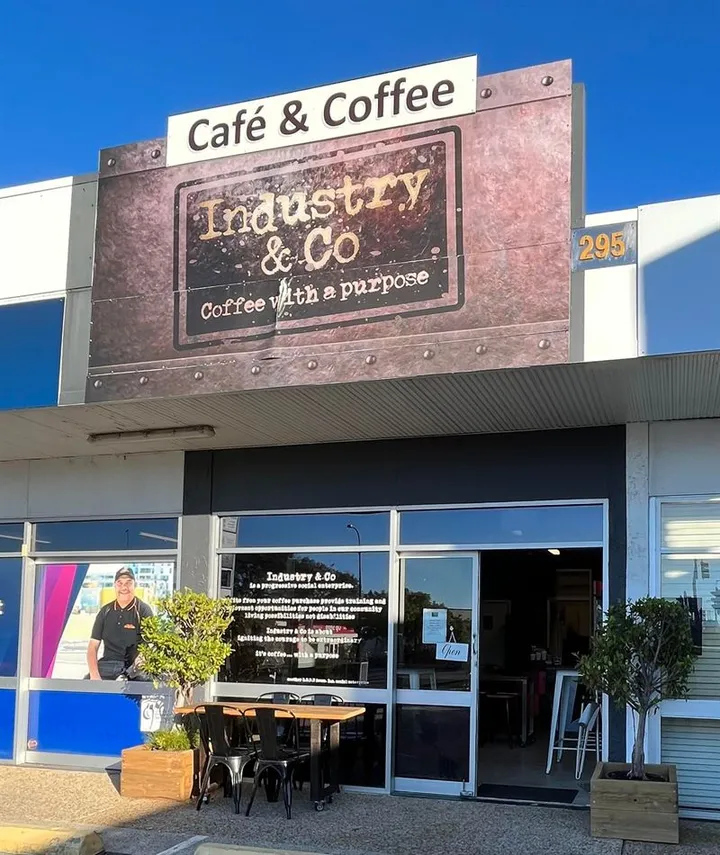 Industry & Co café storefront in Margate